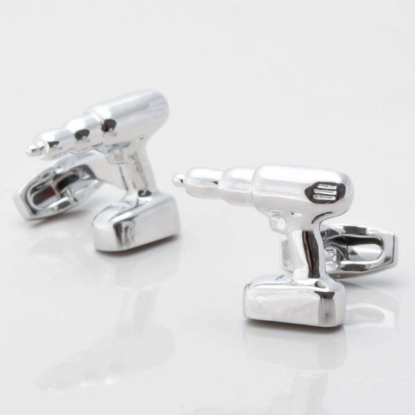 Power Drill Cufflinks