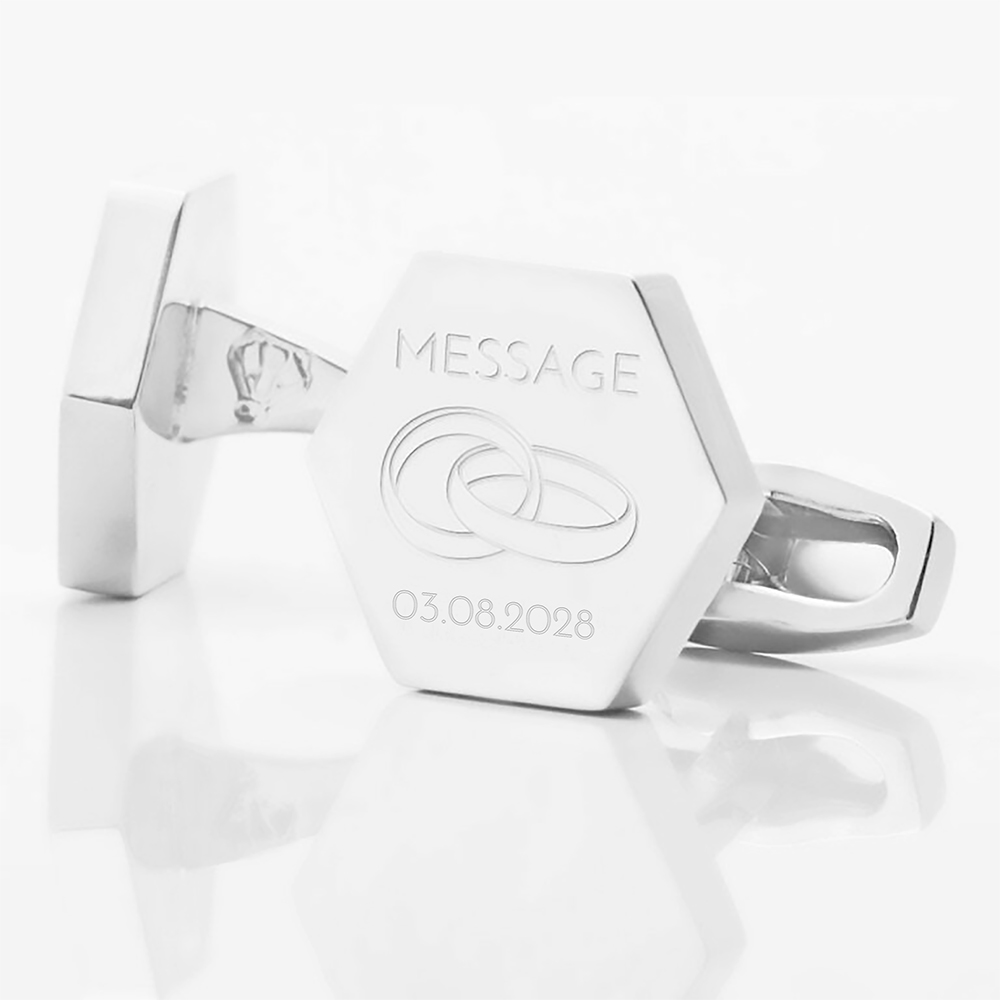 NEW-WEDDING-SILVER-HEXAGON-MESSAGE-WITH-RINGS-1