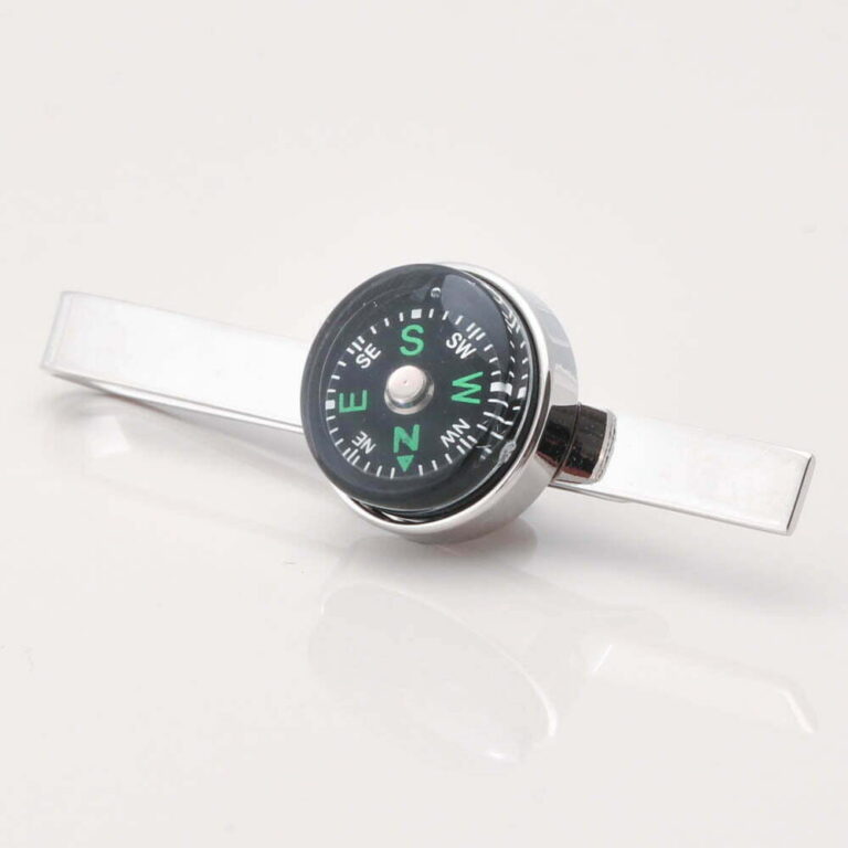 Real Working Compass Tie Slide 1 of 1