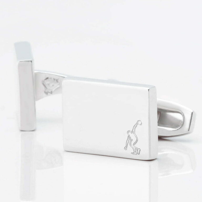 Bowler Engraved Cufflinks