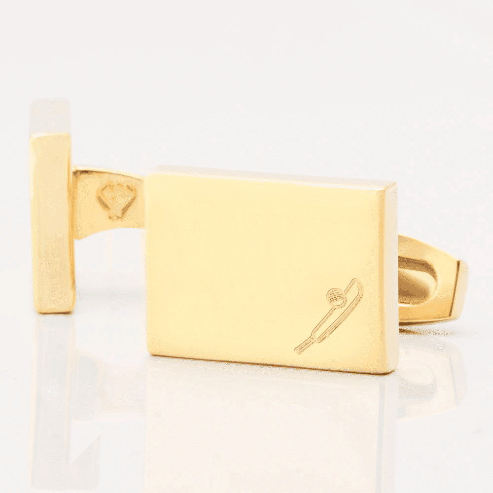 Cricket Equip Rectangle Gold