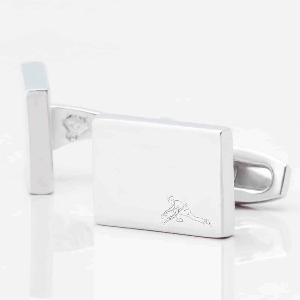 Curling Rectangle Silver 1