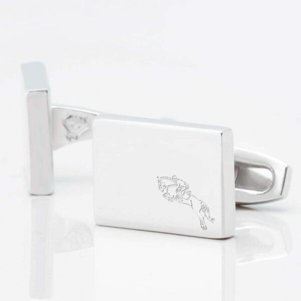 Equestrian Engraved Cufflinks