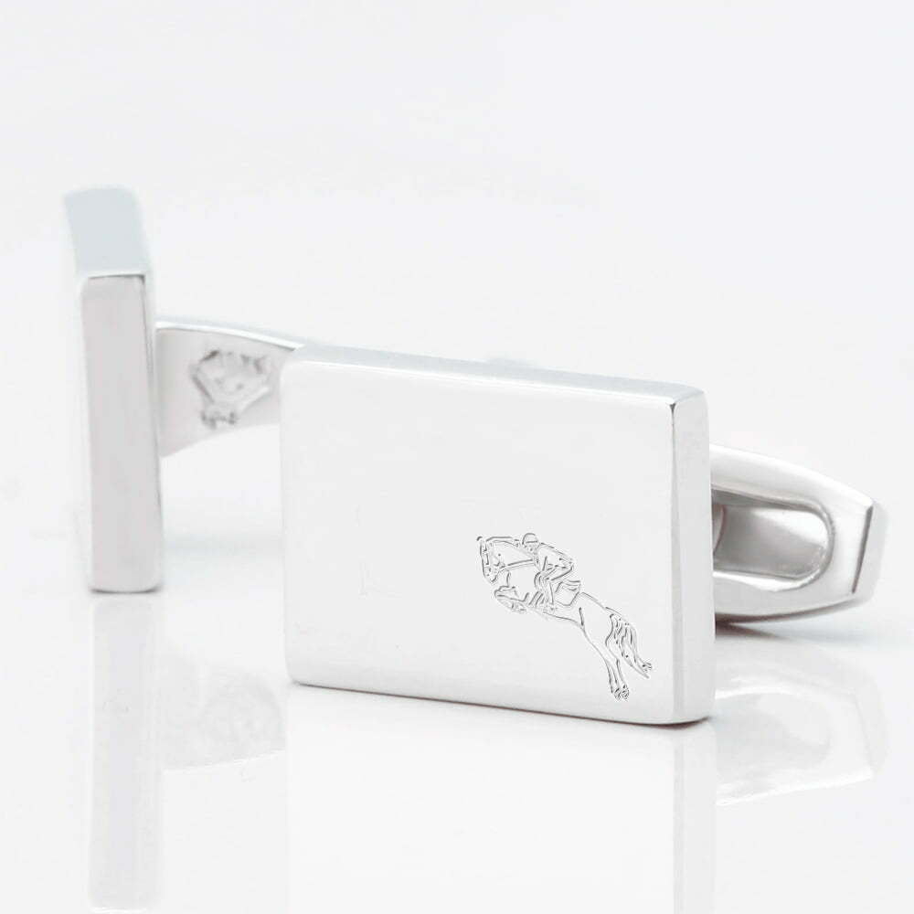 Equestrian Rectangle Silver