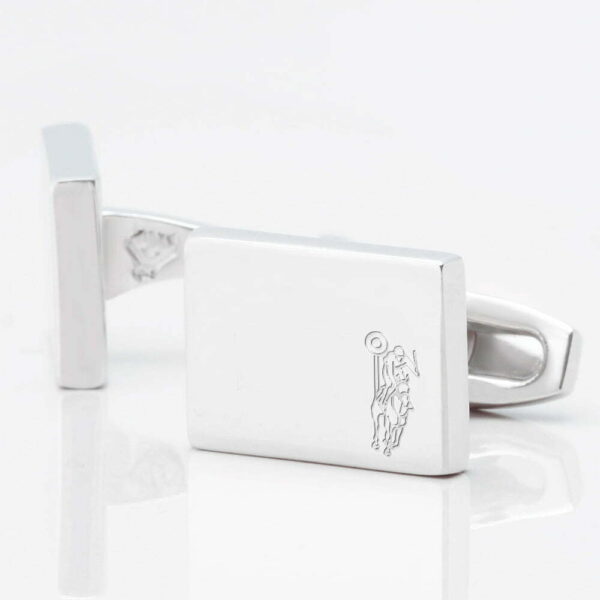 Horse Racing Finishing Post Engraved Cufflinks