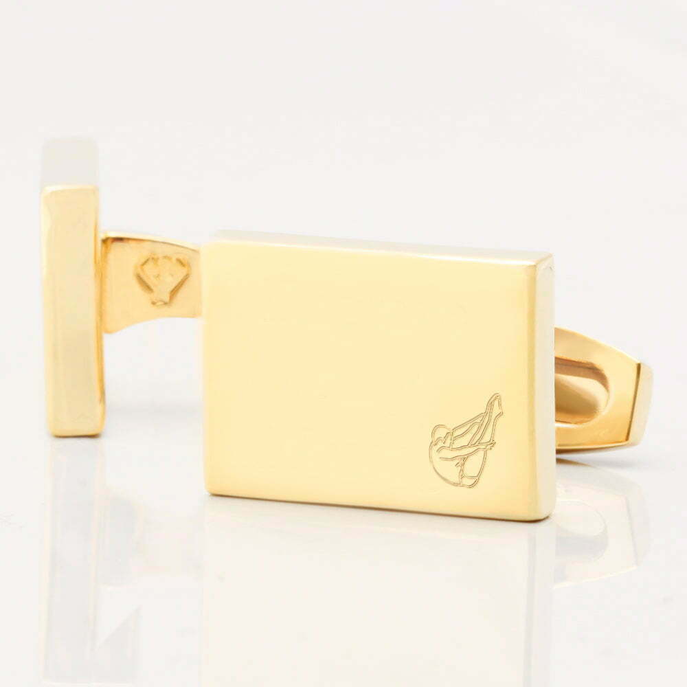 Springboard Diving Rectangle Gold