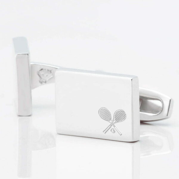 Tennis Engraved Cufflinks