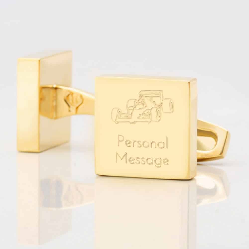 Personalised Formula1 Square Gold 1