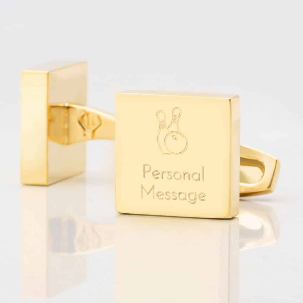 Personalised TenpinBowling Square Gold 1