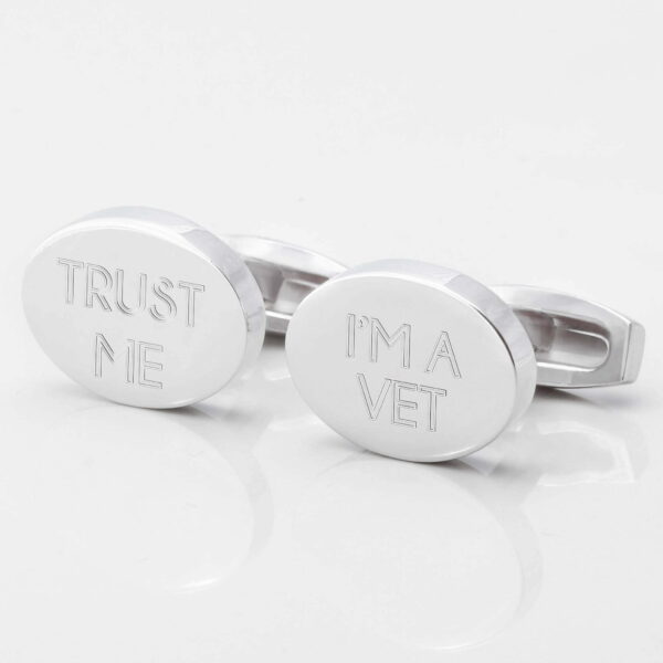 Trust Me I’m A Vet Cufflinks