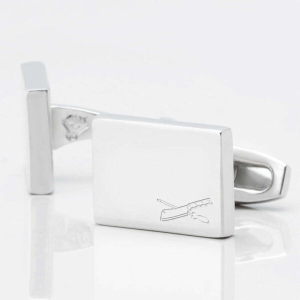 Butcher Engraved Cufflinks