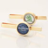 Gold Circular Logo Tie Slide 1 of 1