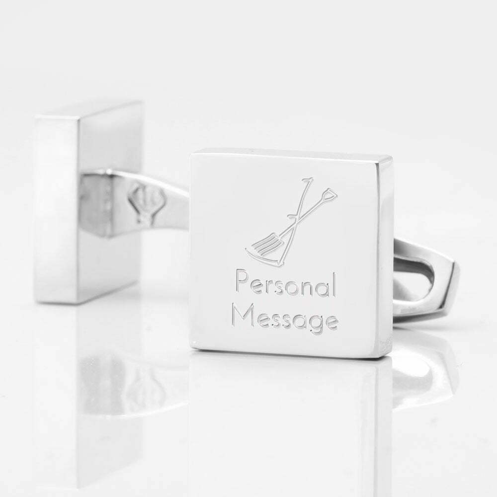 Personalised FARMER Square Silver