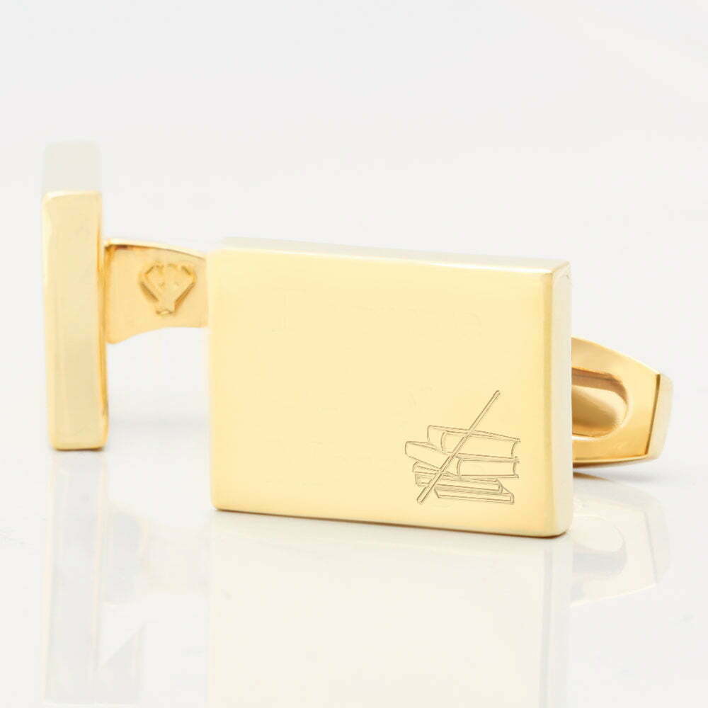 TEACHER Rectangle Gold