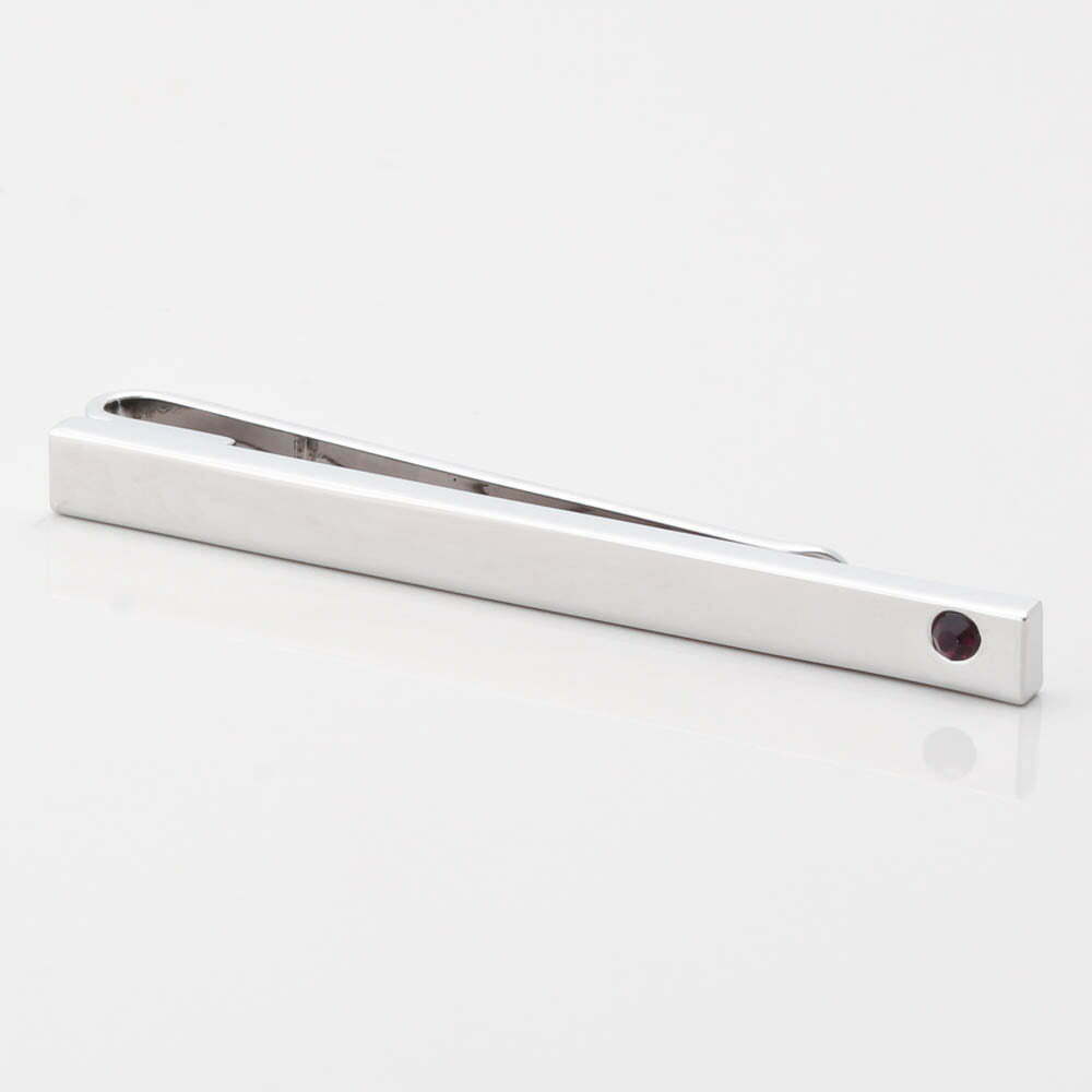 Amethyst Crystal Tie Bar 1 of 1