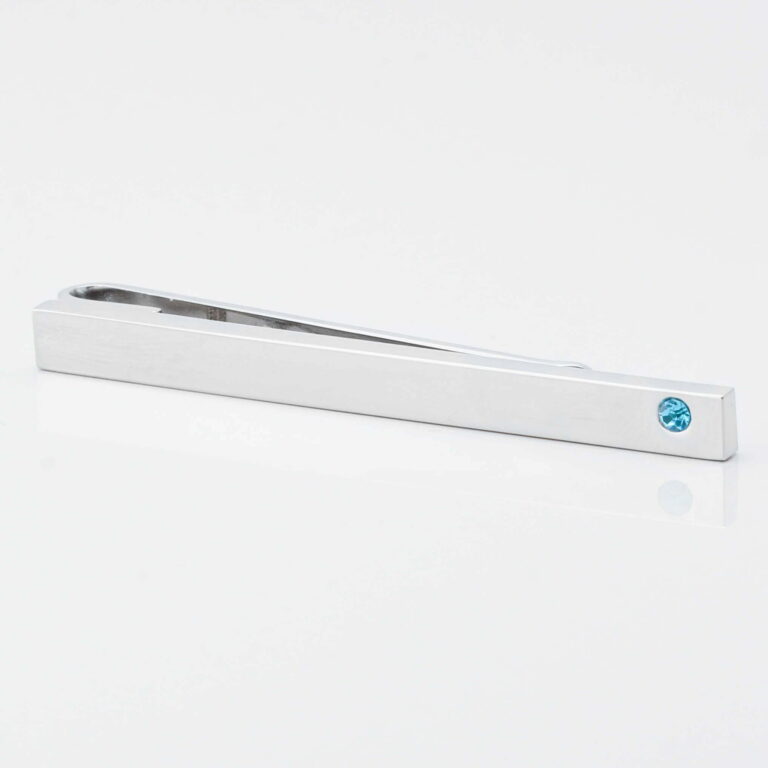 Aquamarine Crystal Tie Slide 1 of 1