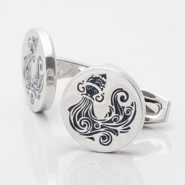Aquarius Zodiac Cufflinks
