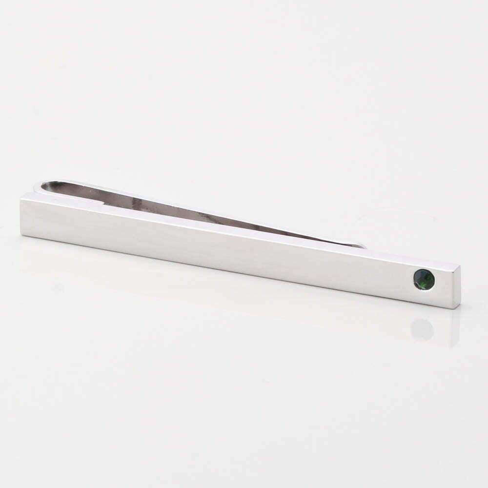 Emerald Crystal Tie Bar 1 of 1