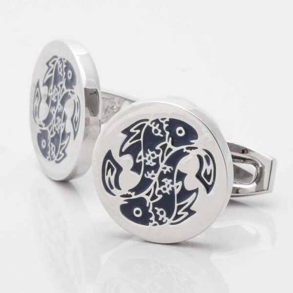 Pisces Zodiac Cufflinks