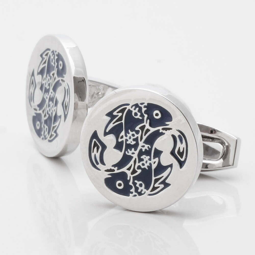 Pisces Zodiac Cufflinks 1 of 1