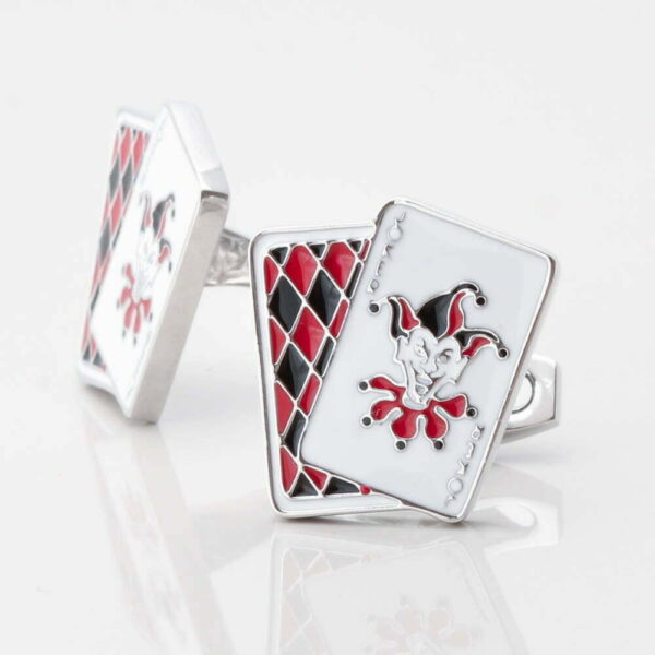 Playing Card Joker Cufflinks
