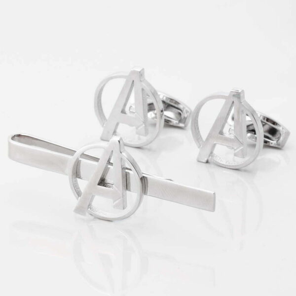 Avengers Cufflinks & Tie Slide Set