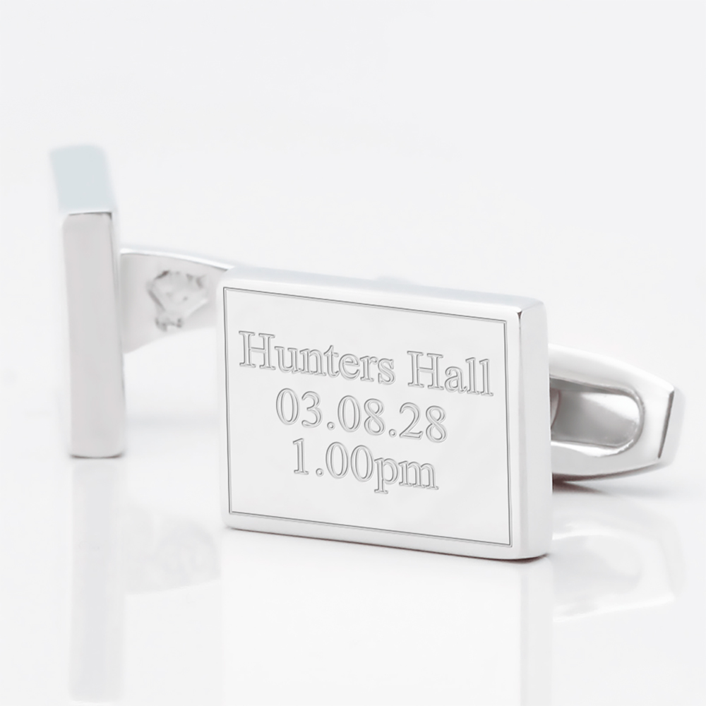 personalised-Time-Venue-And-Date-silver-engraved-cufflinks