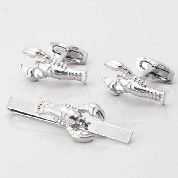 Lobster Cufflink & Tie Slide Set
