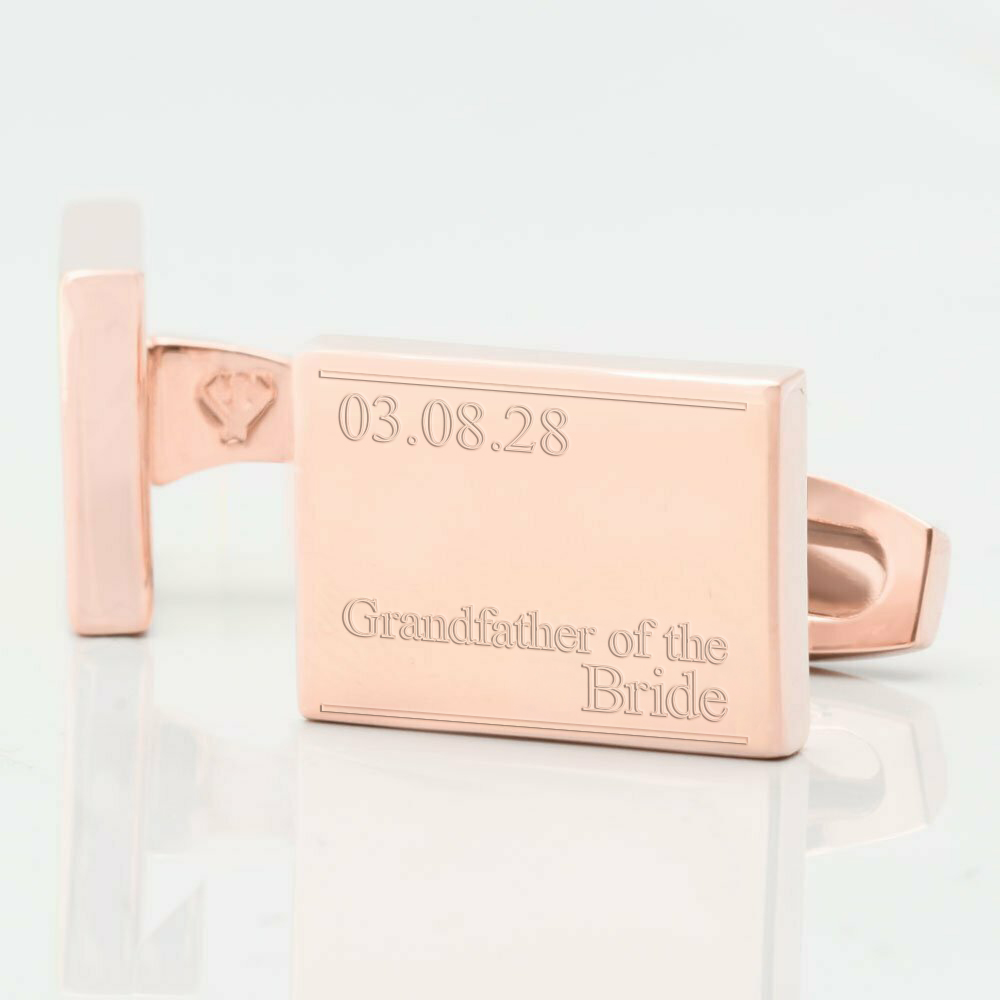 Personalised-Subtle-Grandfather-Of-The-Bride-Date-Engraved-Rose-Gold-Cufflinks
