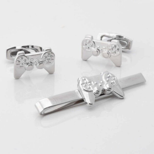 Playstation Cufflink & Tie Slide Set