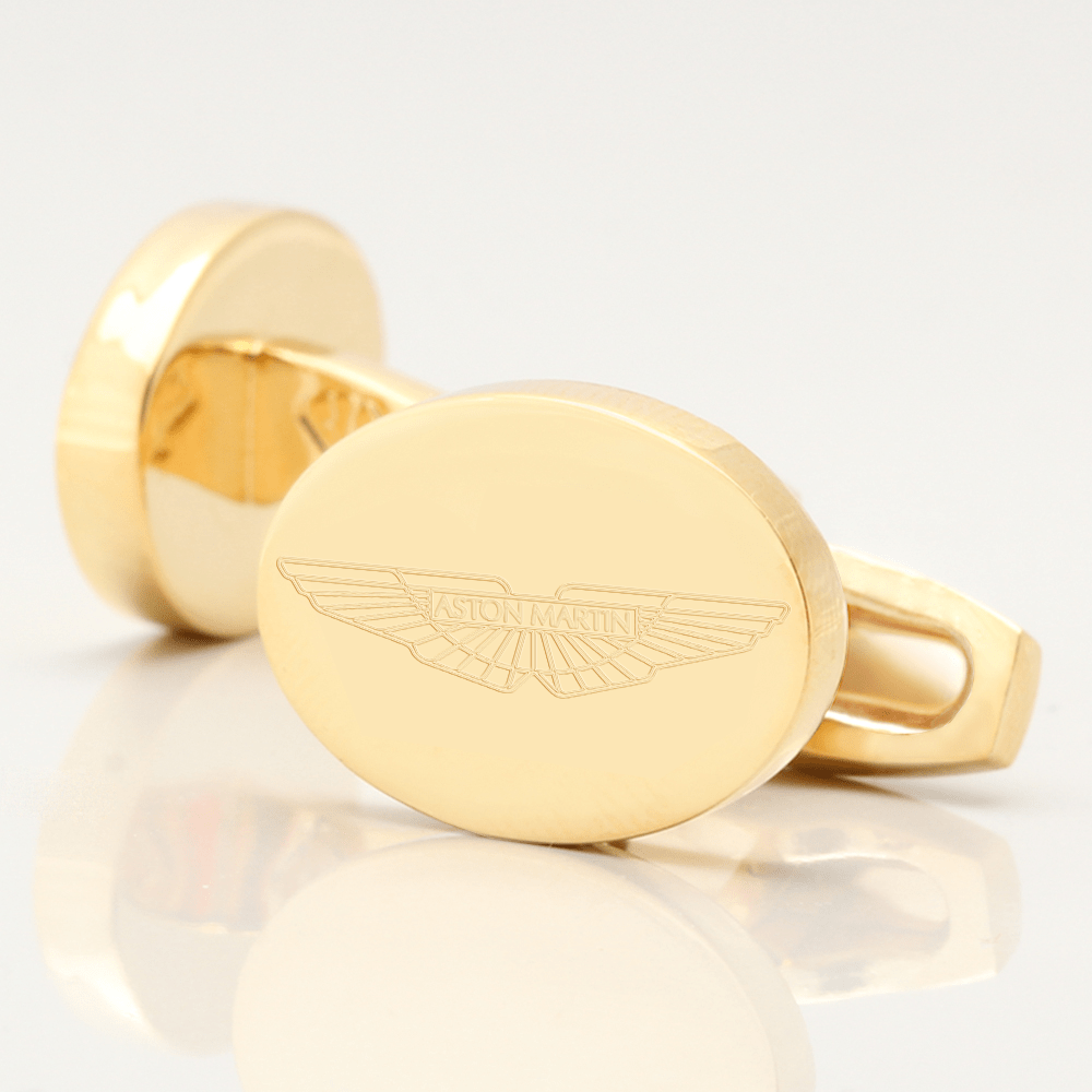 aston martin gold oval