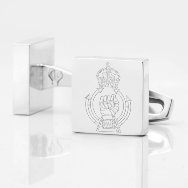Royal Armoured Corps Engraved Cufflinks
