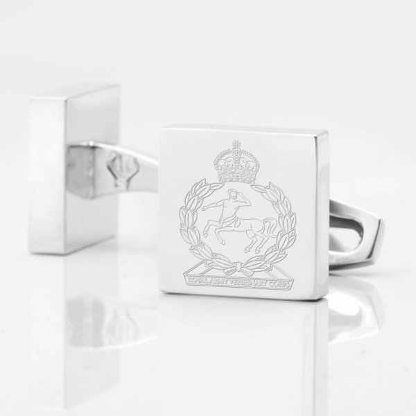 Royal Army Vetenarian Corp Engraved Cufflinks