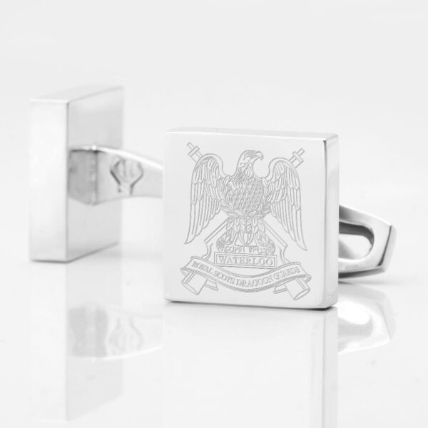 Royal Scots Dragoon Guard Engraved Cufflinks