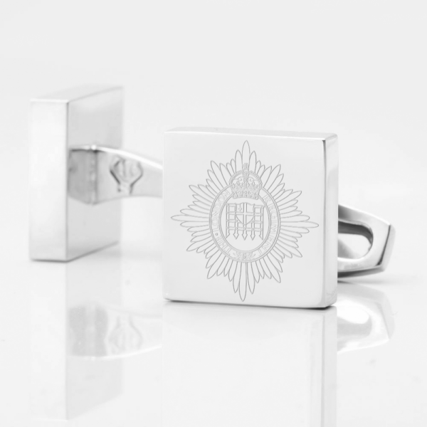 London Regiment Engraved Cufflinks