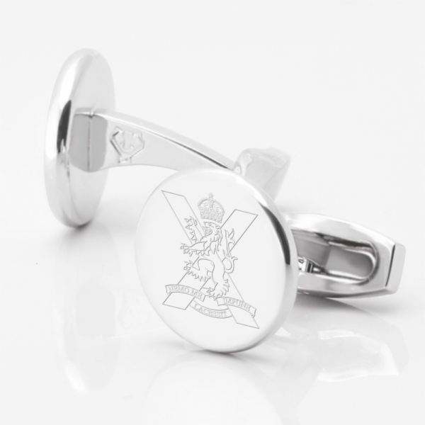 Royal Regiment Of Scotland Engraved Cufflinks
