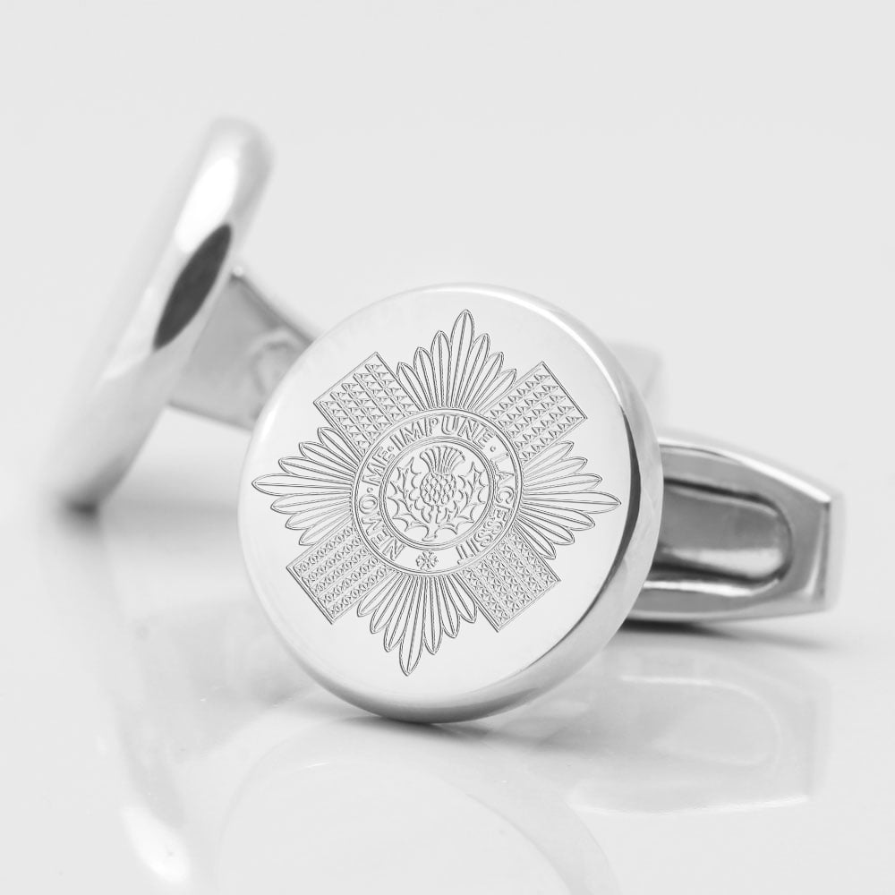 Scots Guard Engraved Silver
