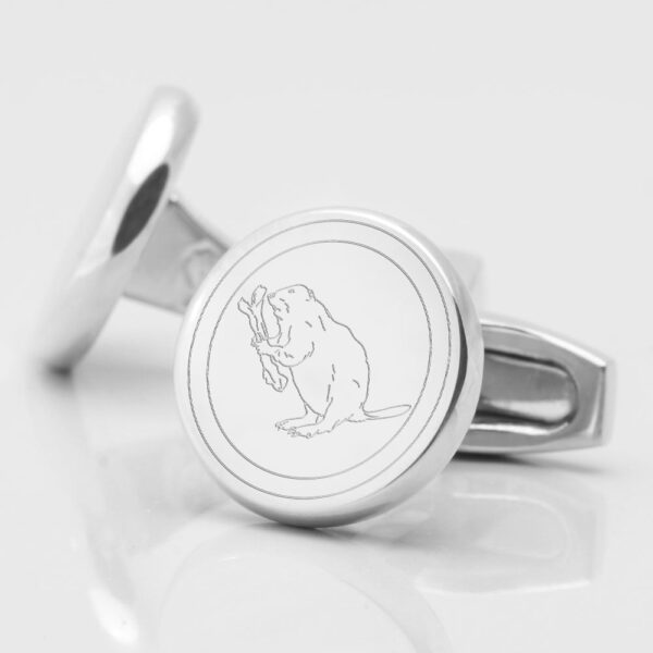Two Operational Support Group Engraved Cufflinks