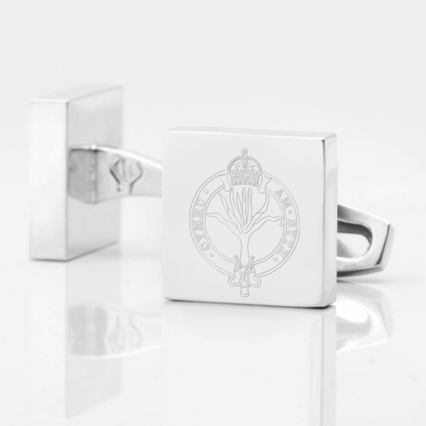 Welsh Guard Regiment Engraved Cufflinks