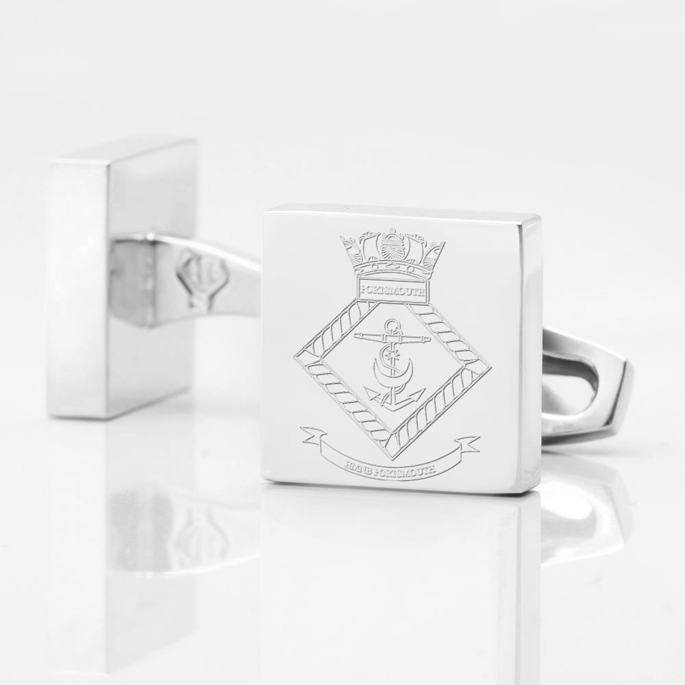 HMNB Portsmouth Engraved Silver