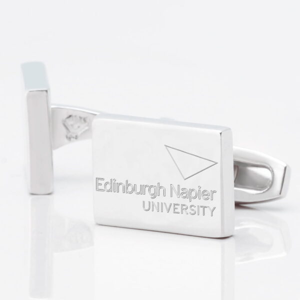 Edinburgh Napier University Engraved Cufflinks