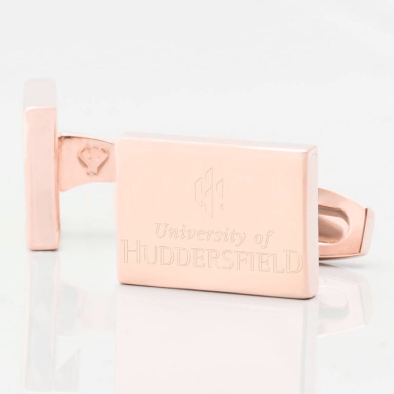 University Of Huddersfield Engraved Rose Gold