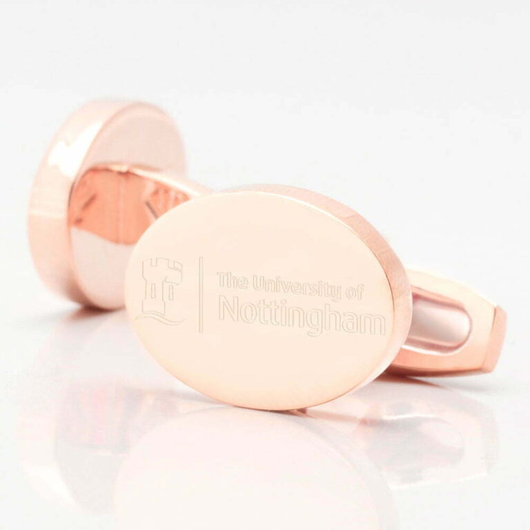University Of Nottingham Engraved Rose Gold