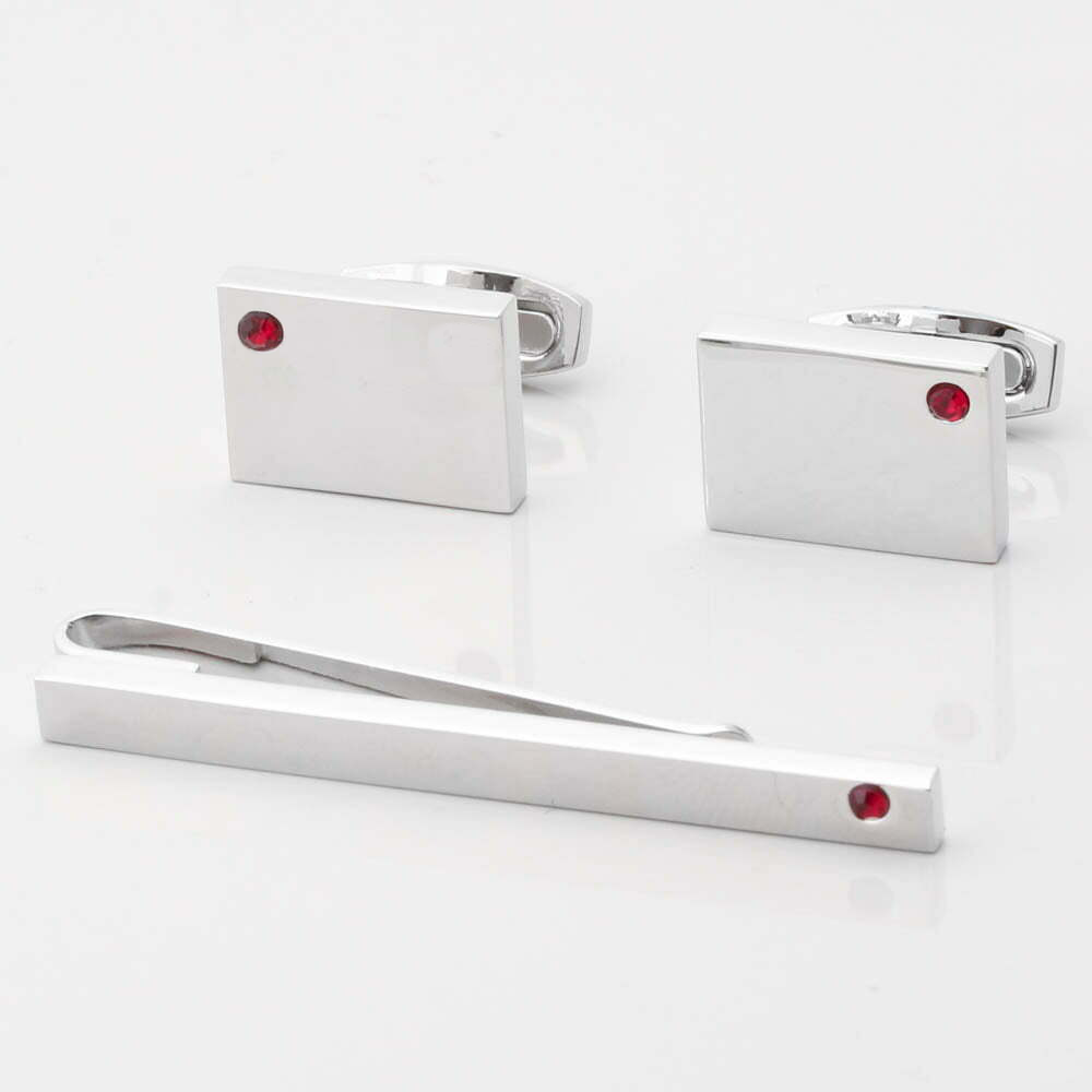 Birthstone-Garnet-Cufflinks-Tie-Slide-Set-new