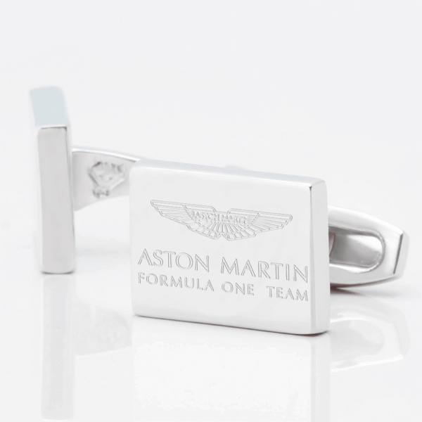 Aston Martin F1 Engraved Cufflinks