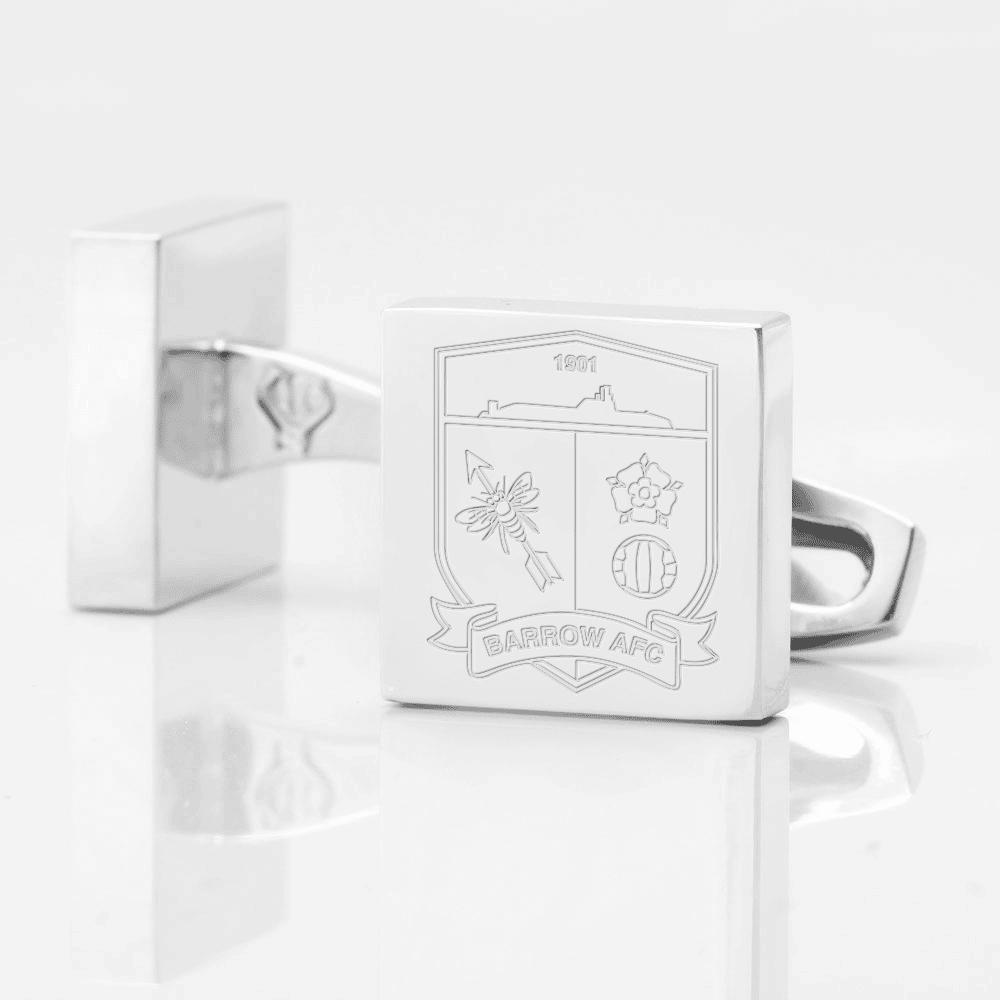 Barrow AFC Cufflink Silver