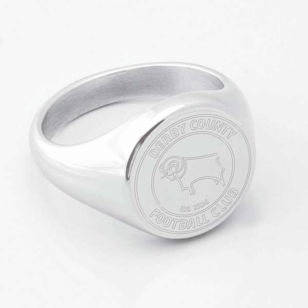 Derby County Football Club Engraved Signet Ring