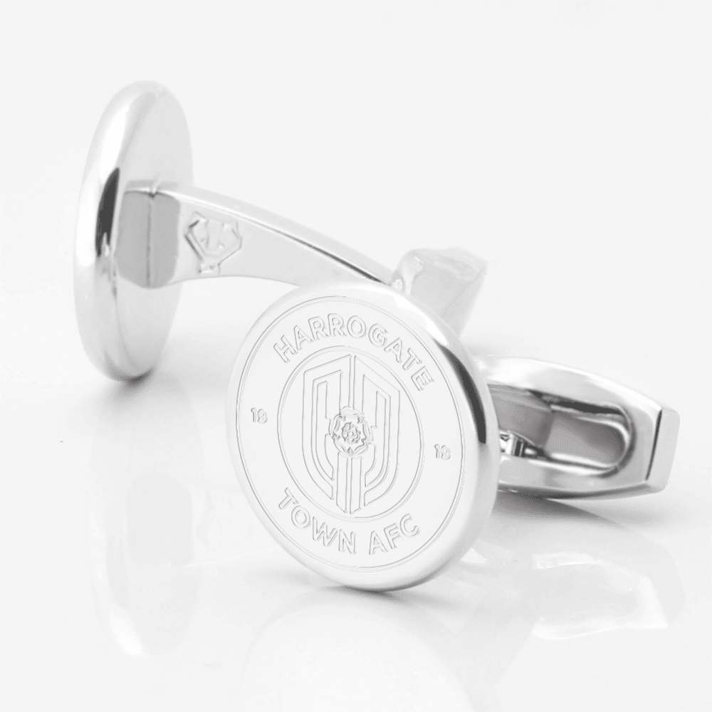 Harrogate Town FC Cufflink Silver 1