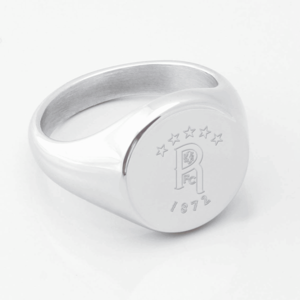 Rangers Football Engraved Signet Ring