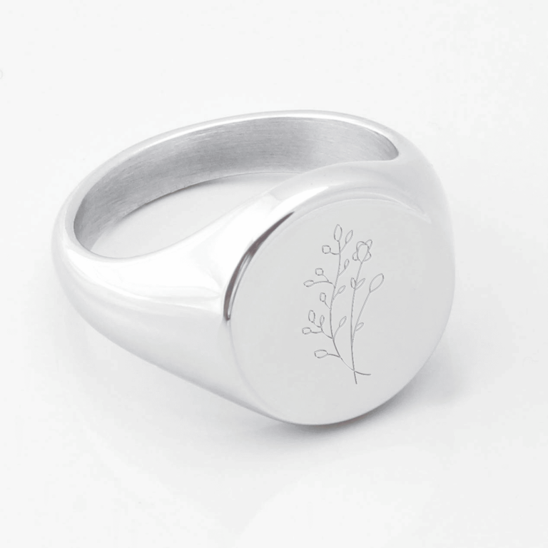 Signet Flower silver